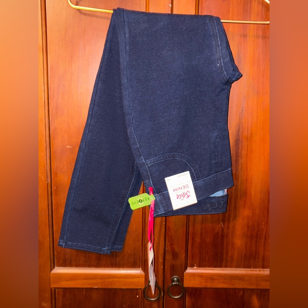 Justice Dark Blue Jean Leggings